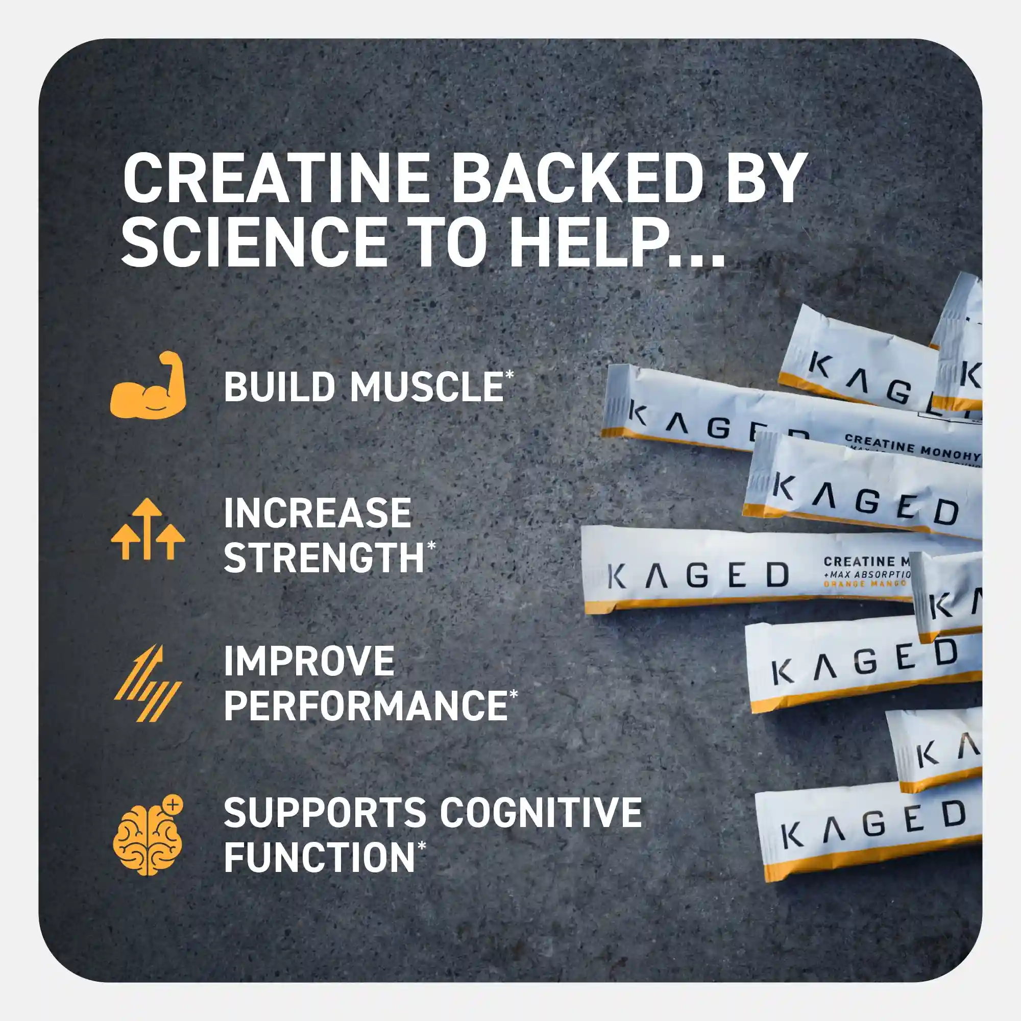 Alternative view of Creatine Monohydrate Stick Box - 25ct