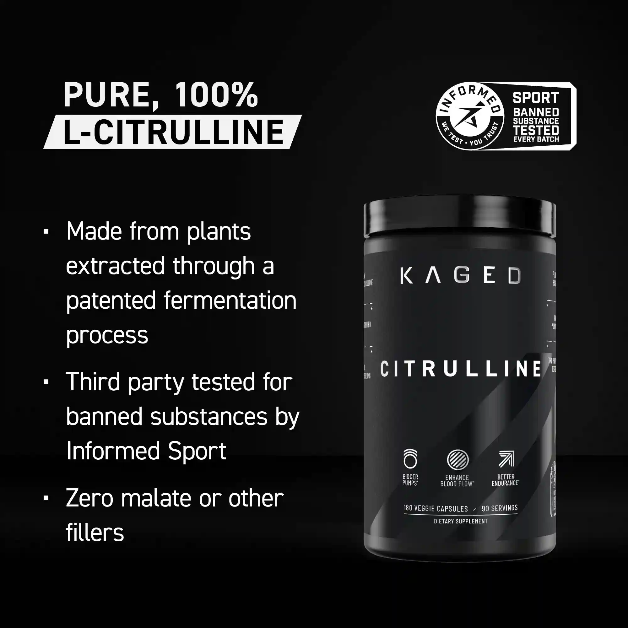 Alternative view of Citrulline Capsules